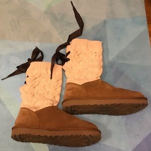 Ugh Kiandra boot in Chestnut - excellent condition